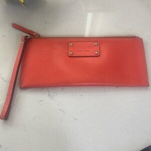 Kate Spade Wristlet Wallet clutch salmon color